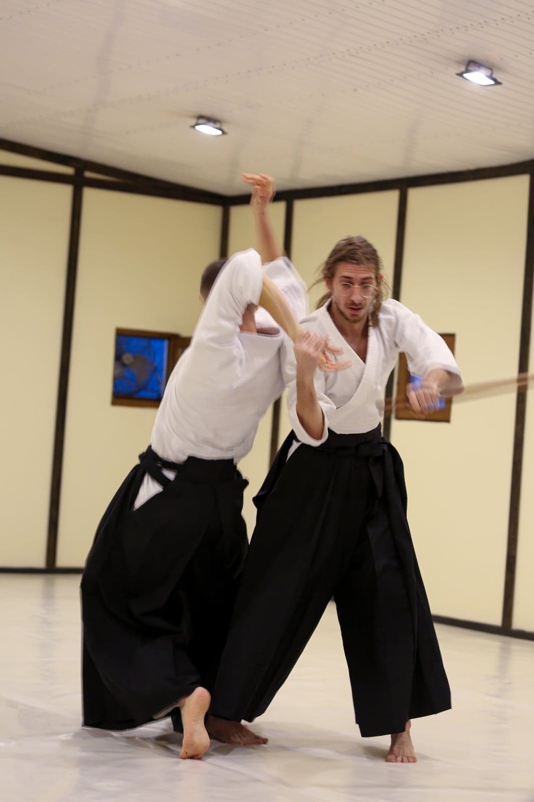 Tehnică cu jo la Dojo Sakura